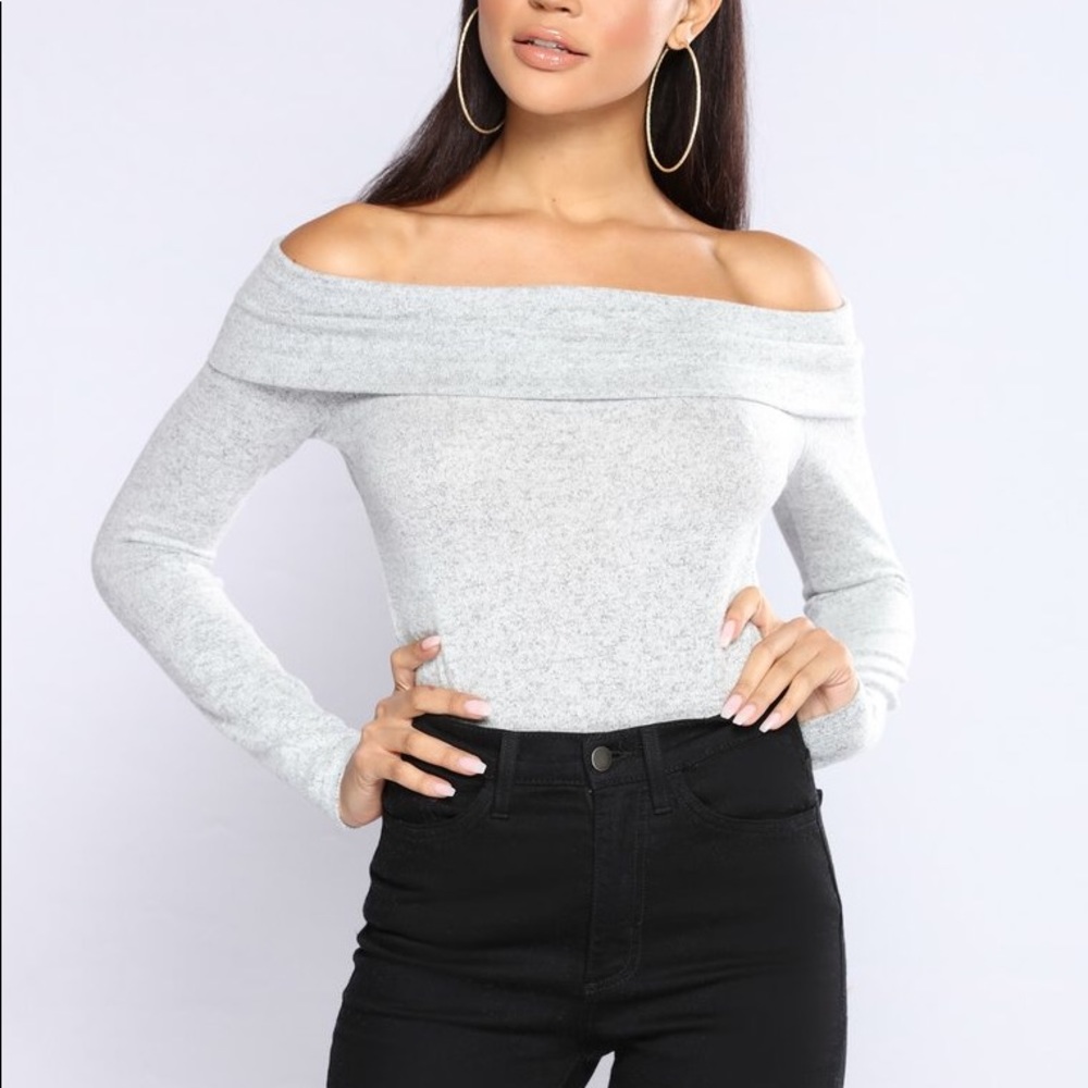 Fashion Nova Off The Shoulder Sweater